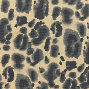 1.5 Yard Piece of Large Scale Leopard Spots in Blue | Home Decor Fabric | Premier Prints | 54 Wide