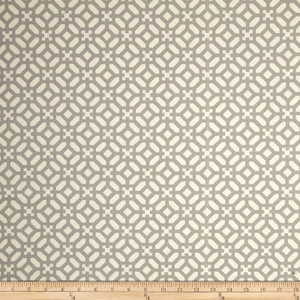 2.33 Yard Piece of Waverly Sun N Shade In The Frame Pebble | Medium Weight Outdoor Fabric | Home Decor Fabric | 54" Wide