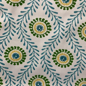 2.25 Yard Piece of Waverly Fresh Spin Twill Turquoise | Lightweight Twill Fabric | Home Decor Fabric | 54" Wide