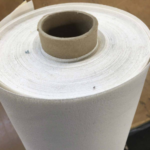 2 Yard Piece of Marine Seat Cushion Underlining Fabric - WHITE.