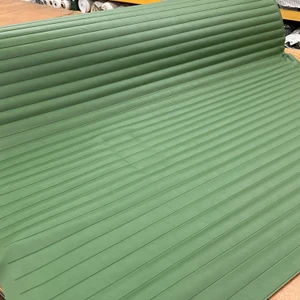 1.87 Yard Piece of Seaquest Roll N Pleat | Evergreen | PSQ-104 | PLEATED MARINE VINYL Fabric | SUN + SALT PROOF | 54 wide | By the Yard