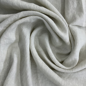 2 Yard Piece of European 100% Washed Linen Rice Paper | Medium Weight Linen Fabric | Home Decor Fabric | 56" Wide