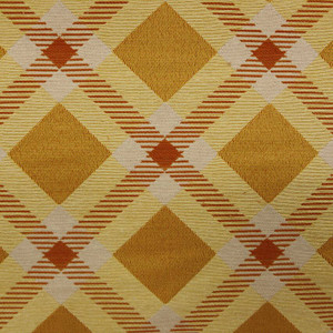 Yellow Diamond Modern Design Upholstery Fabric.