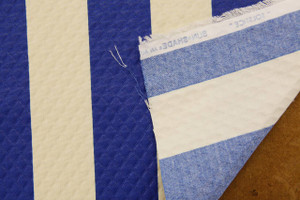 blue diamond embossed