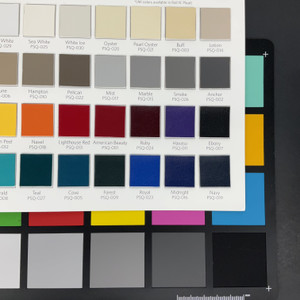 Seaquest Roll N Pleat | Ebony / Black | PSQ-007 | PLEATED MARINE VINYL Fabric | SUN + SALT PROOF | 54 wide | By the Yard