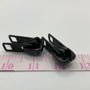 #10 Double Pull Slides Black Zipper