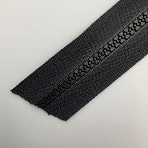 #5 Marine Chain Zipper Black | Separating Zipper / Jacket Style | EXTRA HEAVY DUTY
