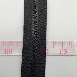 #5 Marine Chain Zipper Black | Separating Zipper / Jacket Style | EXTRA HEAVY DUTY