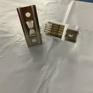 Roman Shade Locking Pulleys 5 Cord Plastic W/ Brass