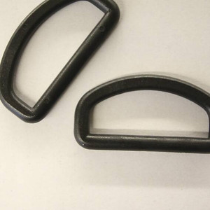 D Ring | Plastic | Black | 2 Inch D Ring | Plastic | Black | 2 Inch