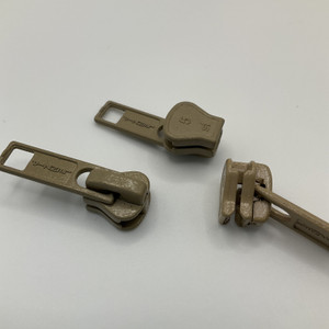#5 Marine Chain Zipper Pull Slides Beige
