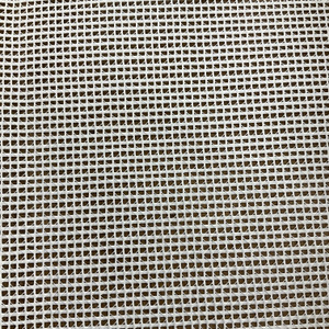 White Vinyl Mesh Fabric By The Yard 9x9grid
