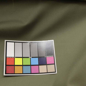 Green Khaki Cotton Clothing / Drapery Fabric By The Yard 54"W