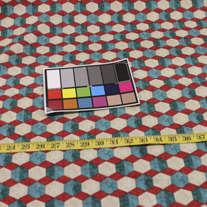 Home Decor Fabric- Williamsburg Iznik Tile Bejeweled Drapery and Curtain Fabric