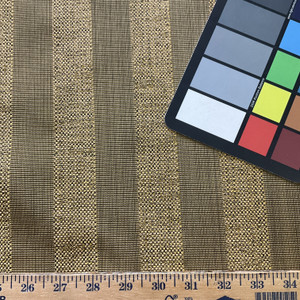 Gold Fabric By The Yard Dark Brown Striped Upholstery Drapery