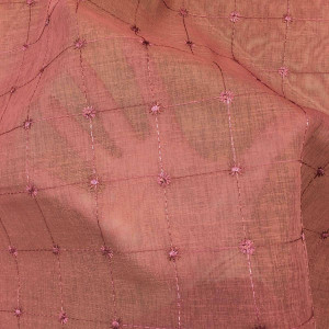 Bloomie Ruby Drapery & Curtain Fabric By The Yard