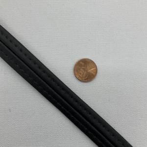 SEAQUEST Ebony Black Hidem Gimp | PSQ-007 |  Marine Vinyl Upholstery Trim | 5/8" | By the Yard