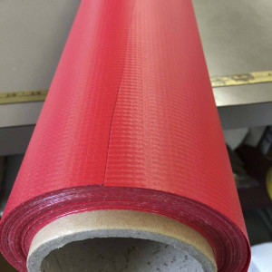 3 ply Industrial Vinyl Fabric | Red | 14 oz. | Outdoor Covers / Tarps | 62" Wide | By the Yard