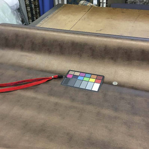 Bronze Metallic Brown Faux Leather Upholstery Vinyl Fabric By The Yard 54"W