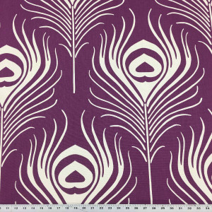 Purple Fabric By Duralee 20960-95 Plume Plum Cotton Ottoman Drapery Fabric