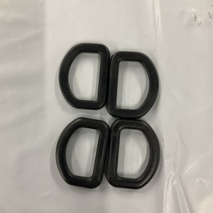 D Ring | Plastic | Black | 1 Inch