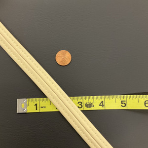 SEAQUEST Buff Light Tan Hidem Gimp | PSQ-003 |  Marine Vinyl Upholstery Trim | 5/8" | By the Yard