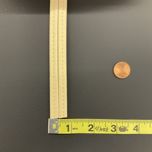 SEAQUEST Buff Light Tan Hidem Gimp | PSQ-003 |  Marine Vinyl Upholstery Trim | 5/8" | By the Yard