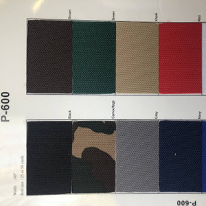 BROWN Polyester Basketweave Vinyl Cordura Style Fabric By The Yard 60"W