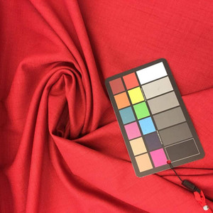 Red Slub Weave Upholstery / Drapery Fabric | 54"W | By The Yard