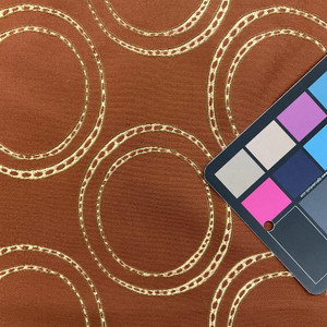 Gold, Rust, Adobe Colored Modern Upholstery & Curtain Fabric | 54"W | BTY