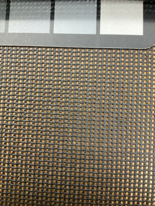 BLACK Vinyl Mesh Fabric By The Yard 9x9grid