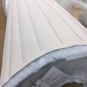 Seaquest Roll N Pleat | Lotion Light Beige | PSQ-014 | PLEATED MARINE VINYL Fabric | SUN + SALT PROOF | 54 wide | By the Yard