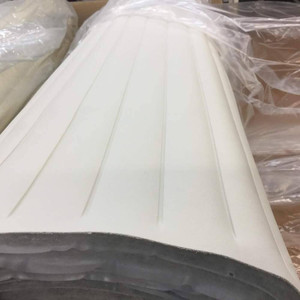 Seaquest Roll N Pleat | White Ice | PSQ-030 | PLEATED MARINE VINYL Fabric | SUN + SALT PROOF | 54 wide | By the Yard