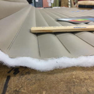 Seaquest Roll N Pleat | Hampton Brown | PSQ-010 | PLEATED MARINE VINYL Fabric | SUN + SALT PROOF | 54 wide | By the Yard