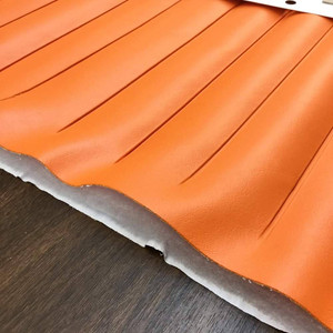 Seaquest Roll N Pleat | Navel Orange | PSQ-018 | PLEATED MARINE VINYL Fabric | SUN + SALT PROOF | 54 wide | By the Yard