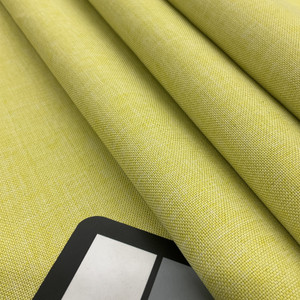 Sunny Yellow Plain Weave Indoor/Outdoor Upholstery Fabric