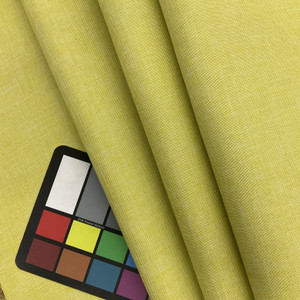 Sunny Yellow Plain Weave Indoor/Outdoor Upholstery Fabric