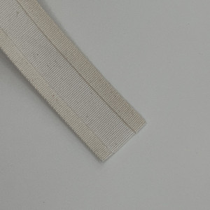 Natural | 1 Inch Double Edge Folded Sunbrella Fabric Binding  | 1" x BTY | Natural