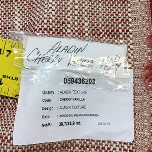 Cherry Vanilla Upholstery Fabric | 54"W | BTY | Heavy Duty | Bold Texture