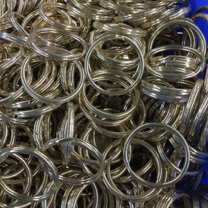 Brass Colored Split Ring | 1 Inch | Key Chain Ring