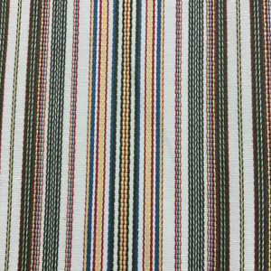Vintage Horizontal Striped Upholstery Fabric | 54" wide | By the Yard | Durable