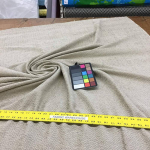 Textured Chenille in Tan Upholstery Fabric | 54" | By the Yard | Extra Durable