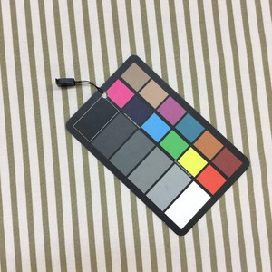 Tan and Ivory Vertical Striped Drapery / Upholstery Fabric | 54" | By the Yard