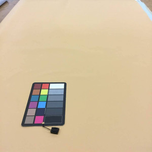 Khaki Tan Faux Leather Vinyl Automotive Upholstery Fabric | 54" | By the Yard