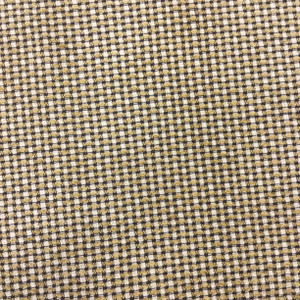 Gold/Brown/Tan Heavy Chenille Check Upholstery Weight Fabric | Home Dec | Upholstery | Crafts | 54 inch wide | By the Yard