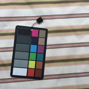 Horizontal Hairline Stripes in Brown and Peach Upholstery Fabric | 54 Wide | BTY