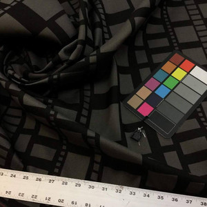 Sunbrella In Repeat Charcoal / Black | Furniture Weight Fabric  | 64046-0004