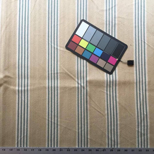 Yellow and Dark Teal Upholstery Fabric | Canvas Like | EXTRA HEAVY DUTY | BTY