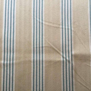 Yellow and Dark Teal Upholstery Fabric | Canvas Like | EXTRA HEAVY DUTY | BTY