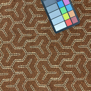 Rusted Red Geometric Upholstery Fabric | BTY | 54 Wide | Vintage Theme